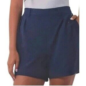 32 Degrees Cool Women's Pull On Pleated Short Blue Sz XL